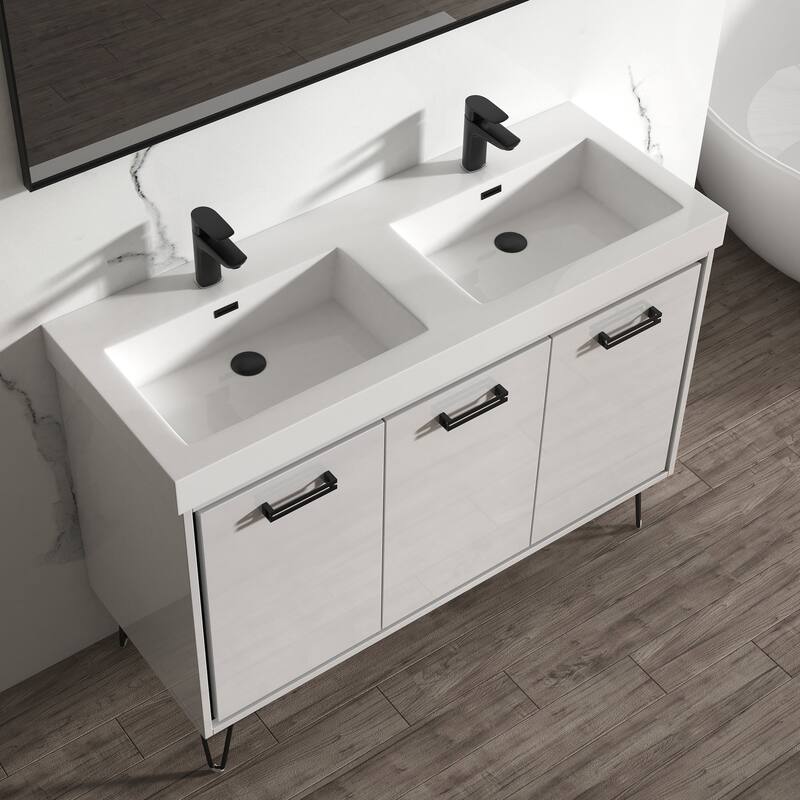 Mitchell 48" Double Bathroom Vanity Set