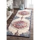 preview thumbnail 2 of 8, Nuloom Bohemian Medallion Area Rug 2' 6" x 14' - Multi - Runner
