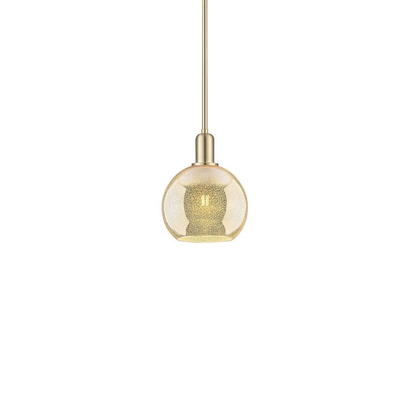 Innovations Lighting 716-1S-11-8 Athens Pendant Athens 8" Wide Mini - Champagne Bronze / Mercury