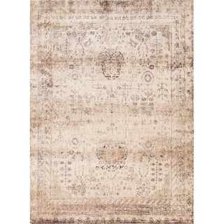 Alexander Home Contessa Botanical Distressed Area Rug