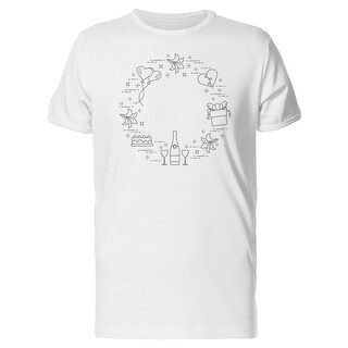 Shop Valentines Symbols In A Circle Tee Men S Image By
