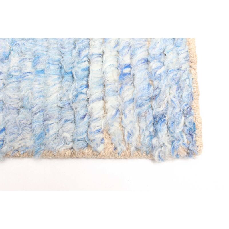 ECARPETGALLERY Hand-knotted Tangier Cream Wool Rug - 5'8 x 7'10