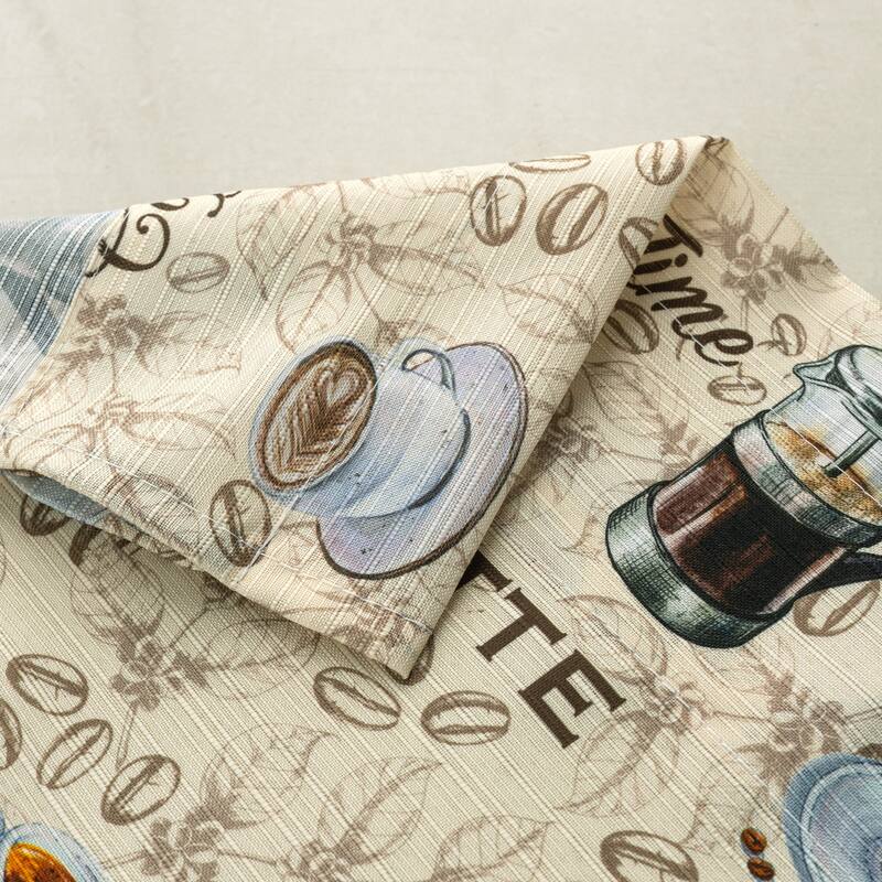 Latte Cucina Kitchen Curtain Set