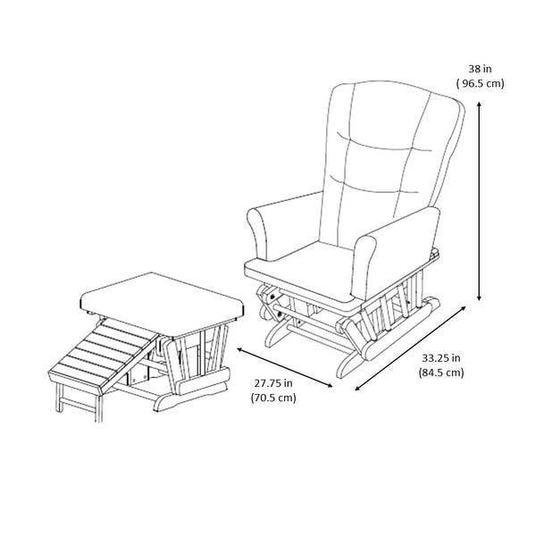 Graco sterling glider and nursing ottoman discount