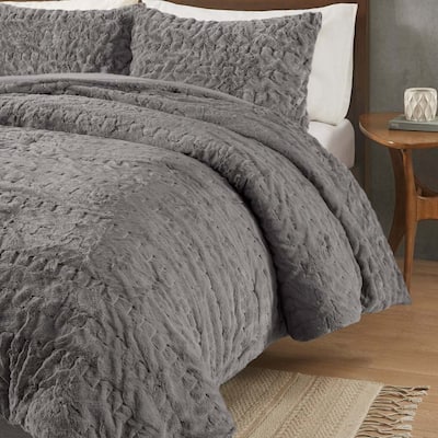 Ruched Down Alternative Comforter Set