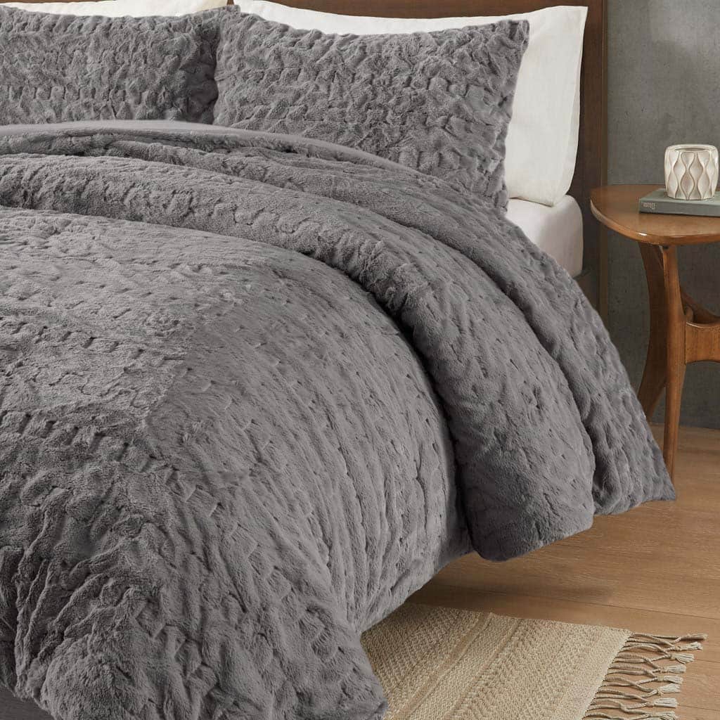 Ruched Down Alternative Comforter Set