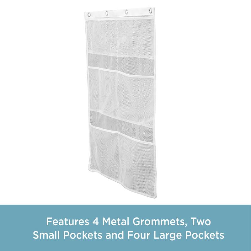 Kenney 6-Pocket Hanging Mesh Shower Organization Caddy