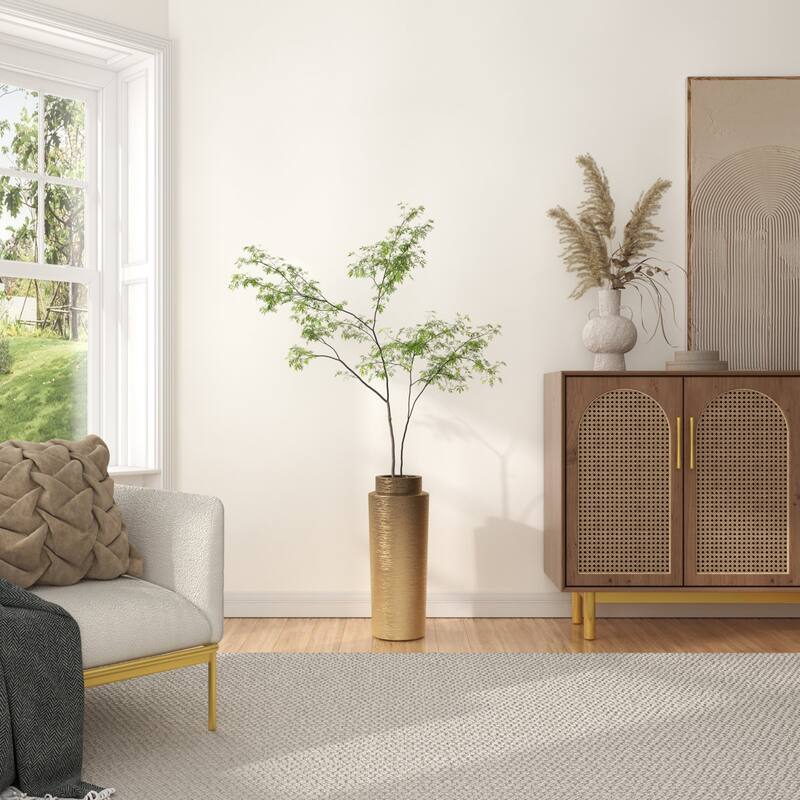 Acroma 12.9" Ceramic Floor Vase 2-set Decoration For Home Office Decor.