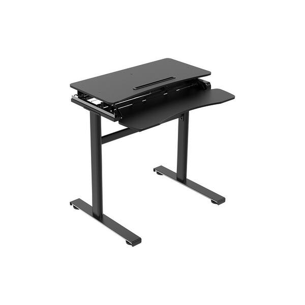 Workstream By Monoprice Mini Standalone Sit Stand Desk 31in Height Adjustable On Sale Overstock 26059096