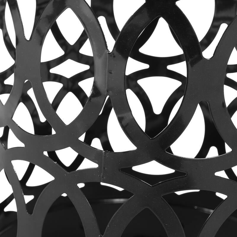 Outdoor Metal S/2 End table, No assembly is required, This comes as a set of two