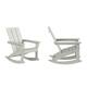 Laguna Modern Weather-Resistant Rocking Chairs (Set of 2) - Sand
