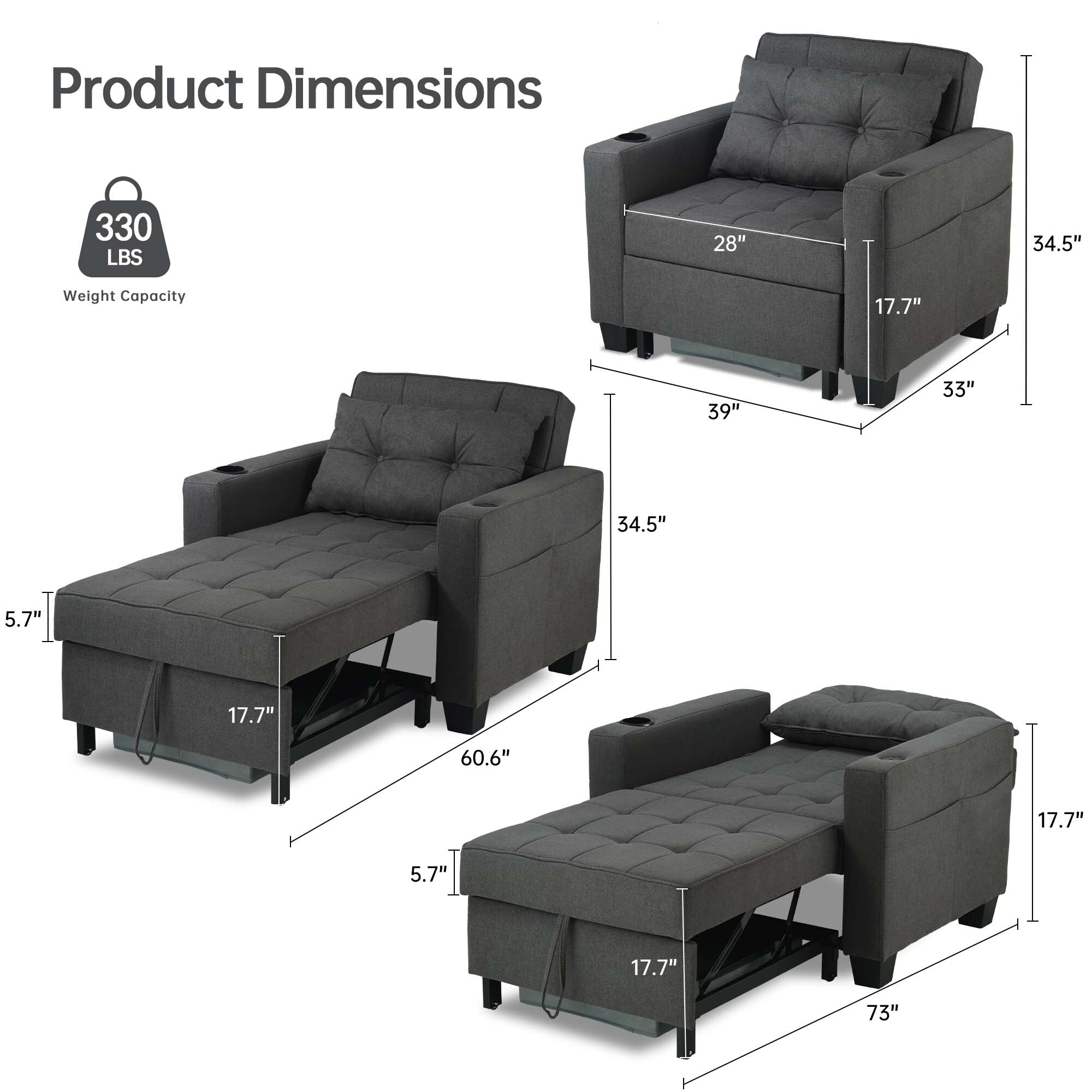 Overstock convertible chair 2025