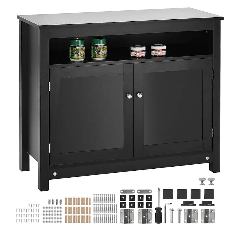 Aquarium Stand Reptile Tank Stand with Storage, Cabinet and Hardware Kit