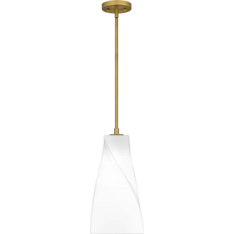 Stetson 1-Light Brushed Gold Mini Pendant