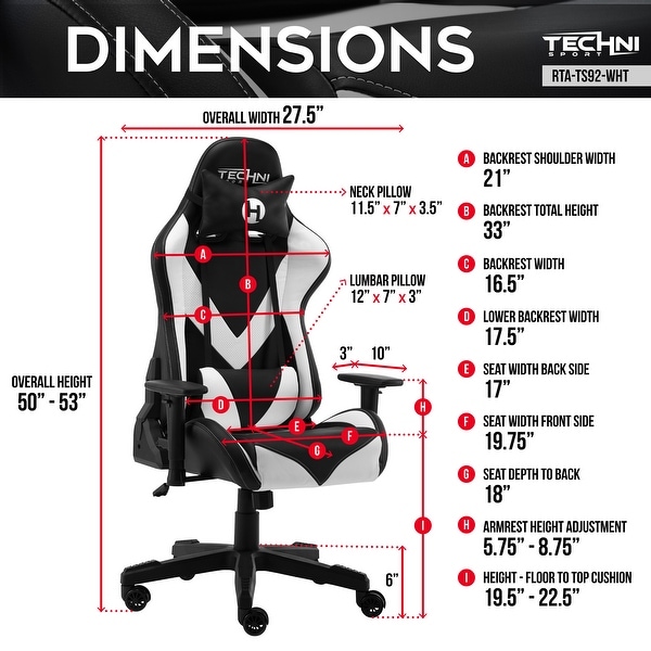 White pc gaming 2025 chair
