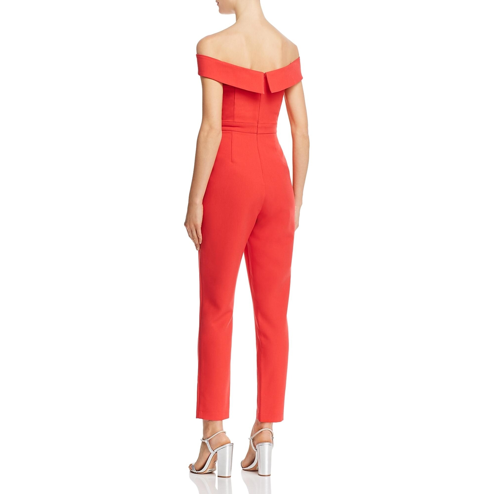 adelyn rae strapless slim leg jumpsuit