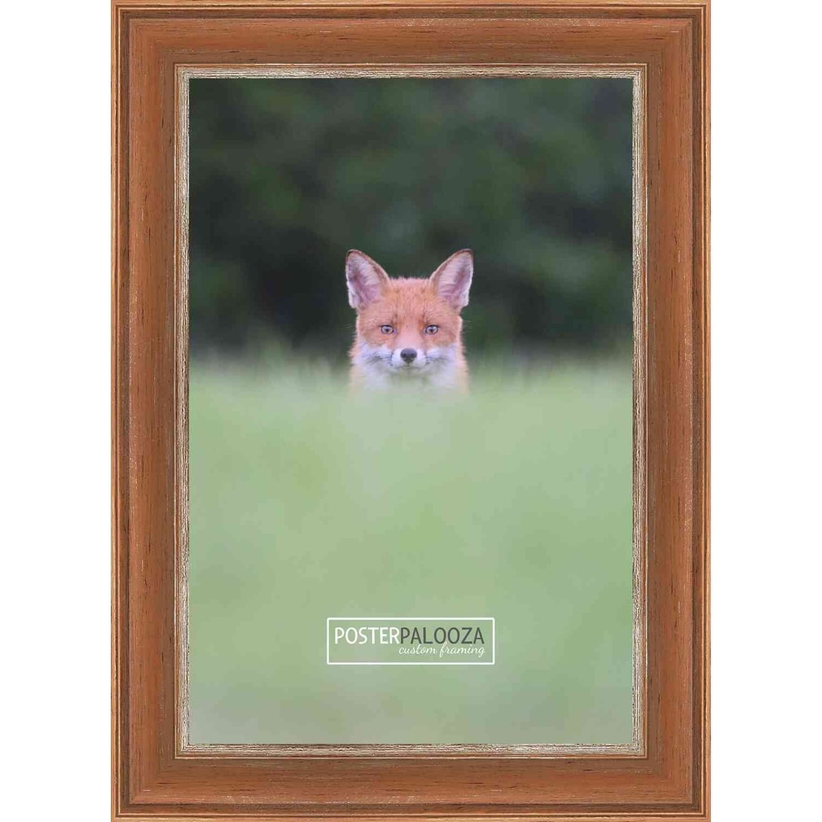 6x10 Frame Natural Brown Picture Frame - Complete Modern Photo Frame  Includes UV Acrylic Shatter