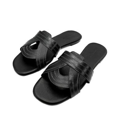 Clergerie Ivory Leather Sandal