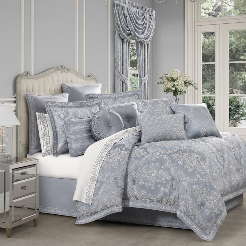 J. Queen New York Sondra Powder Blue Euro Sham