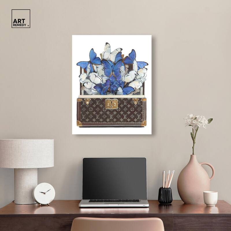 Luxurious Butterflies Canvas by Art Remedy, Gallery Wrapped