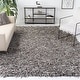 preview thumbnail 3 of 90, SAFAVIEH Handmade Leather Shag Alois Modern Rug 8' x 10' - Grey/Beige - Rectangle