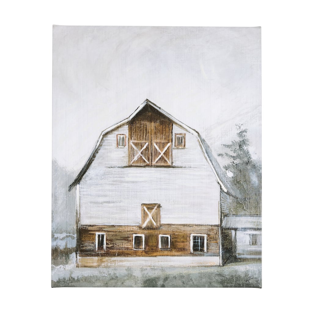Old Barn II (40 x 50) Canvas Art Print
