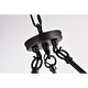 preview thumbnail 14 of 20, Liam 12-Light 35 Inch Round Wagon Wheel Chandelier