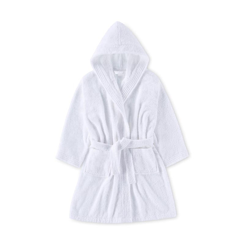 Clean Design Home x Martex Youth Hooded Robe - Medium - White