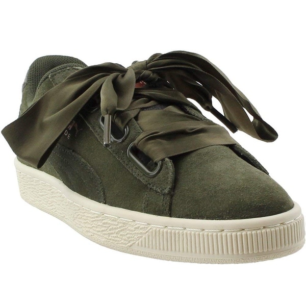 Shop PUMA Womens Suede Heart Velvet Rope Athletic & Sneakers Green ... Shop PUMA Womens Suede Heart Velvet Rope Athletic & Sneakers Green ...
