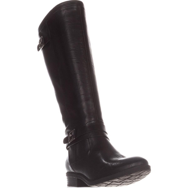BareTraps Yalina Flat Riding Boots, Black