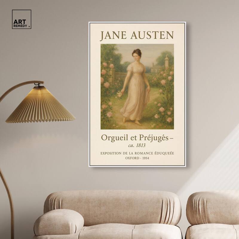 Lady in Austen's World Canvas by Art Remedy