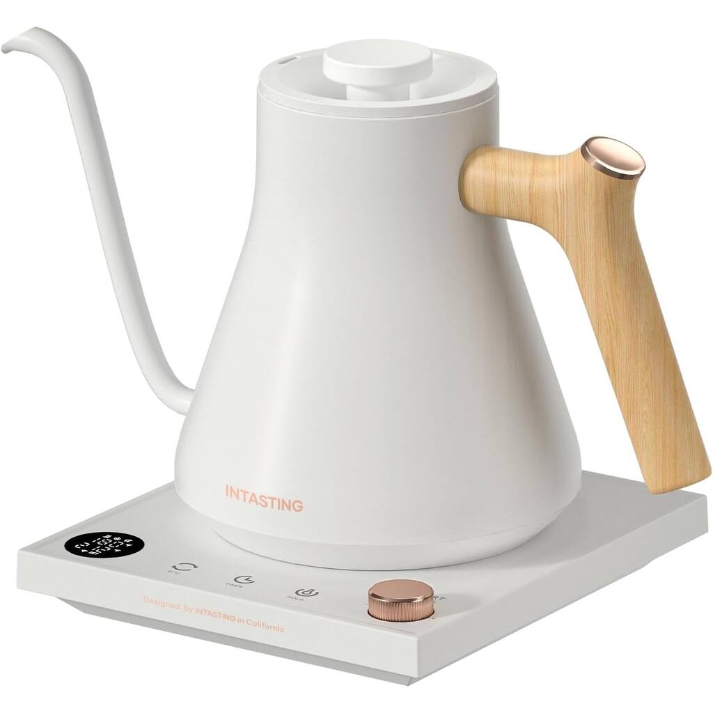 0.9L Gooseneck Electric Kettle,Stainless Steel Inner, Quick Heating