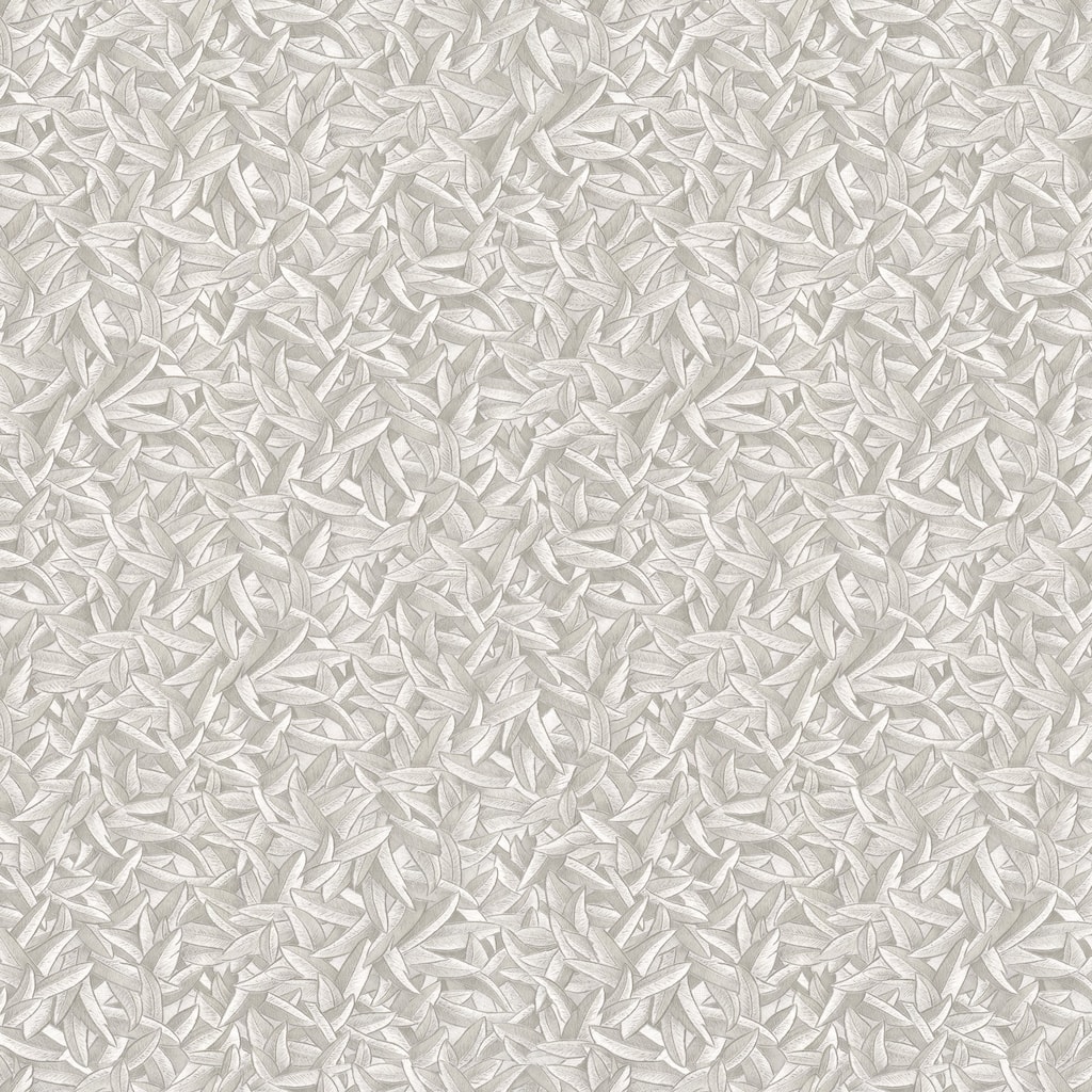 Galerie Wallcoverings Air Collection Leaves Sheen Textured Wallpaper Roll