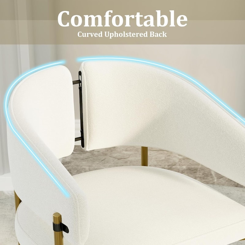Classic and Luxurious Barrel Dining Chairs with Arms