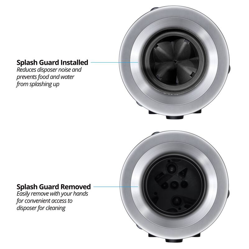 Eco Logic Continuous Feed Garbage Disposal for Kitchen Sinks