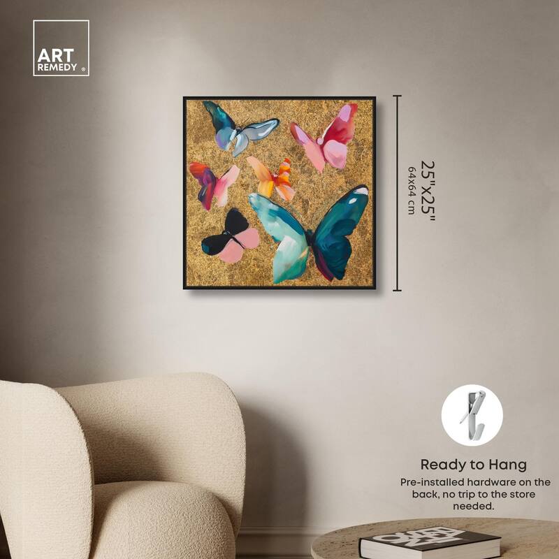 Spectrum of Wings Canvas by Art Remedy