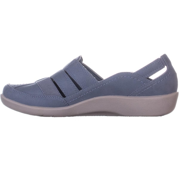 clarks sillian stork blue grey
