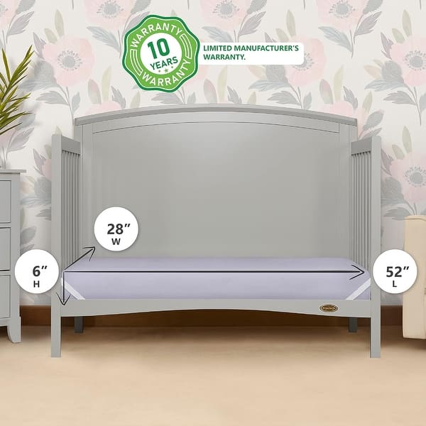 Dream On Me Starbright Breathable Fiber Crib and Toddler Mattress