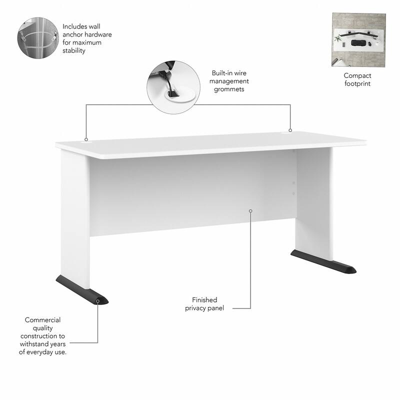 Studio A 60W Gaming Desk by Bush Business Furniture