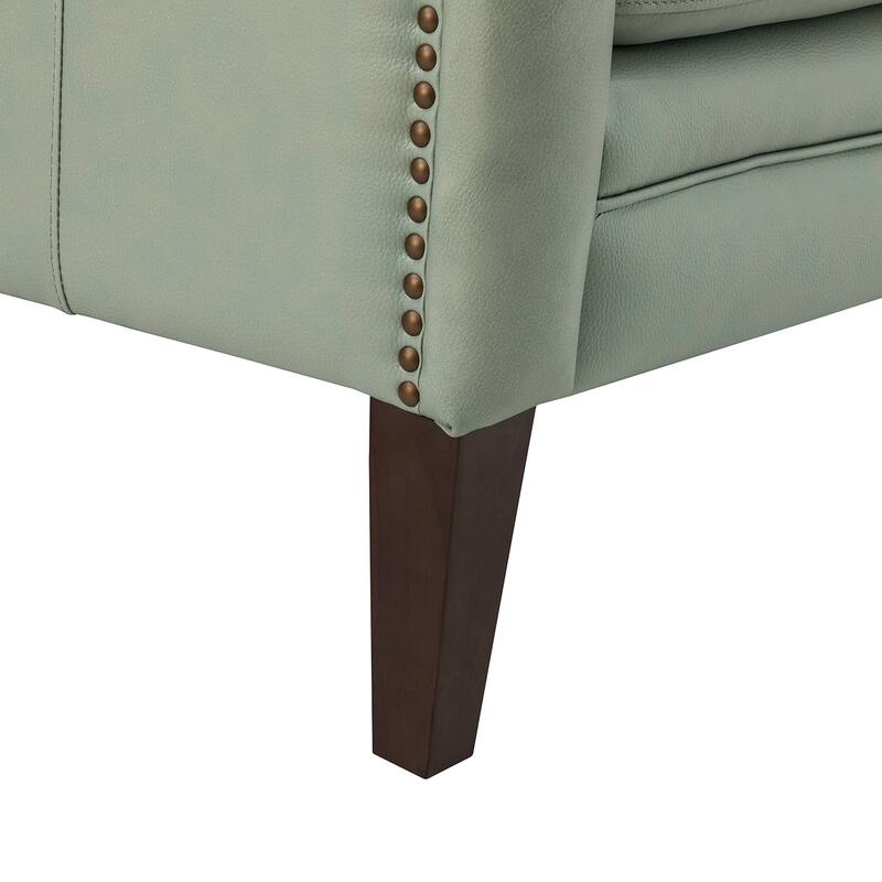 Pascual Comfy Living Room Armchair Set Of 2 with Solid Wood Legs