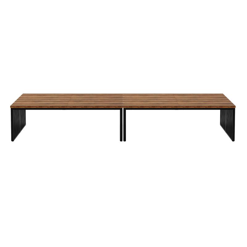 6.5 ft Conference Table, Small Conference Room Table - 2-pieces