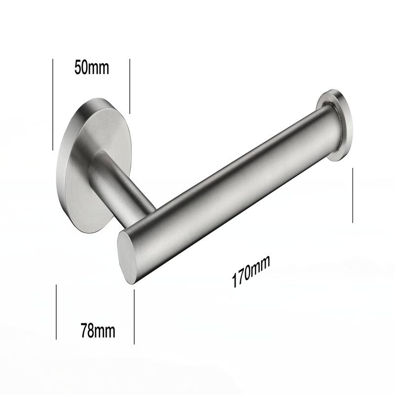 6 Piece Stainless Steel Bathroom Towel Rack Set