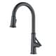 preview thumbnail 1 of 16, Karran Elwood One-Handle Pull Down Dual Function Sprayer Kitchen Faucet Gunmetal Grey