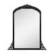 preview thumbnail 58 of 66, Arched Full-Length Solid Wood Carving Floor Mirror