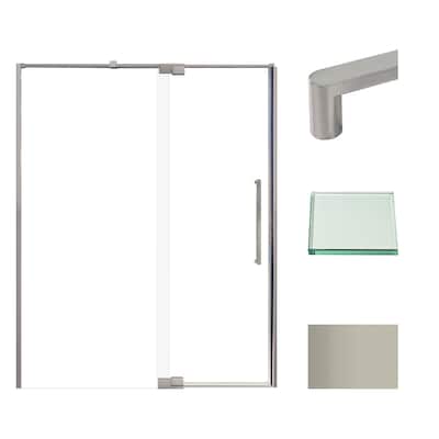 Transolid IPD607610C-R 76" High x 60" Wide Pivot Semi Frameless Shower