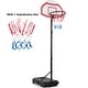 preview thumbnail 10 of 8, Costway Portable Basketball Hoop Stand Height Adjustable Goal System - See Details