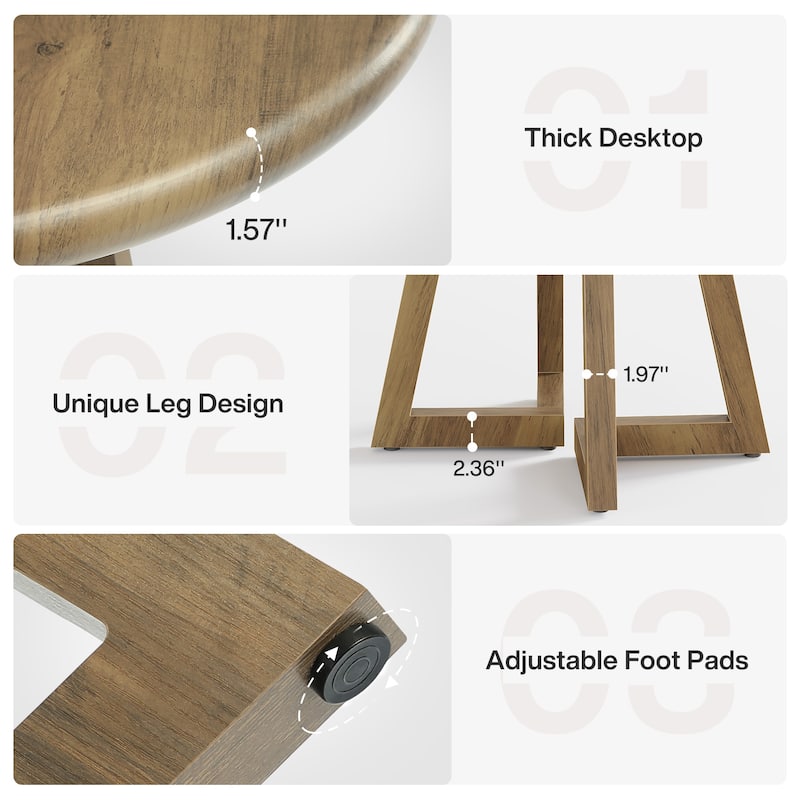 Small Round Conference Table for 4 People