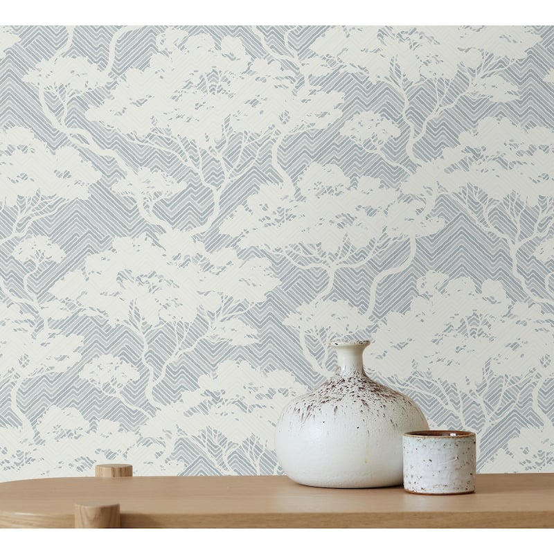 Seabrook Designs Nara Stringcloth Unpasted Wallpaper