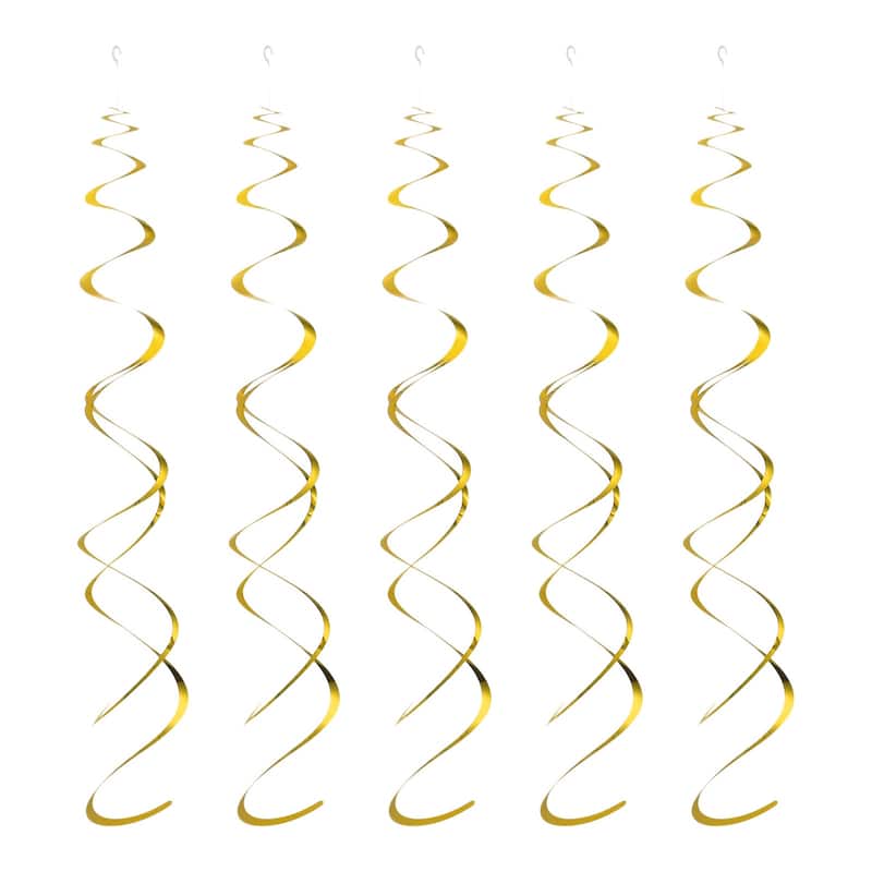 30pcs 27.6" Hanging Swirls Decorations Ceiling Spiral Streamers Party