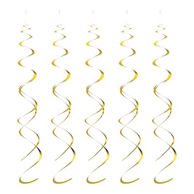 30pcs 27.6" Hanging Swirls Decorations Ceiling Spiral Streamers Party
